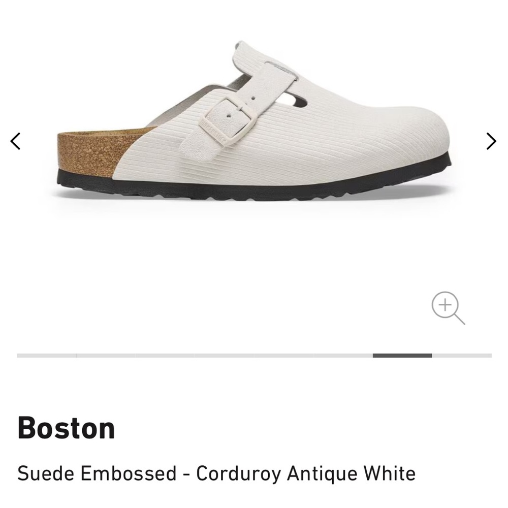 Boston
Suede Embossed - Corduroy Antique White size 37